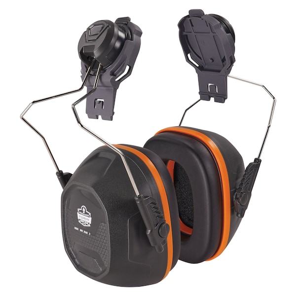 Ergodyne Full Brim Gray NRR 26db Mounted Earmuffs 8880 - main